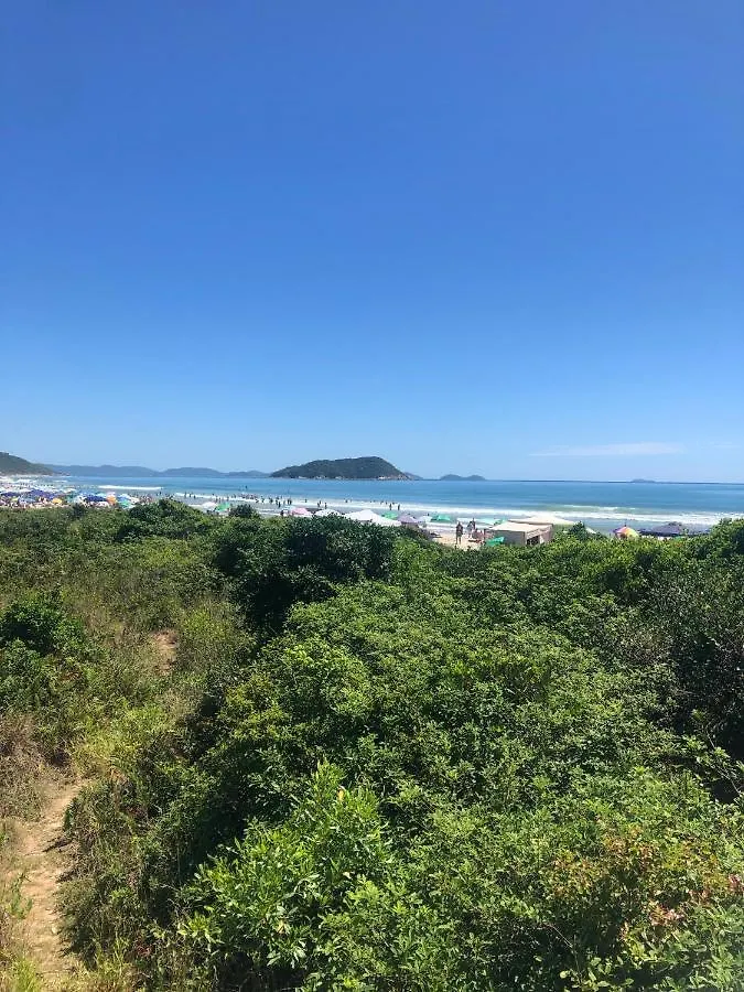Apartamento Apto na praia de Palmas, climatizado, com piscina, próximo ao mar e com jardim privativo Governador Celso Ramos